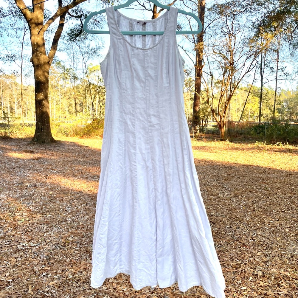 J. Jill Sleeveless Linen A-line Dress